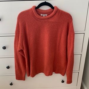 Madewell Blood Orange/Red Sweater size Large